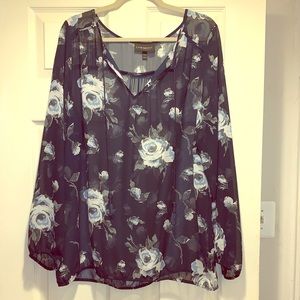 Lane Bryant Sheer Blouse